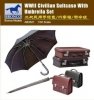 Bronco AB3521 WWII Civilian Suitcase with Umbrella